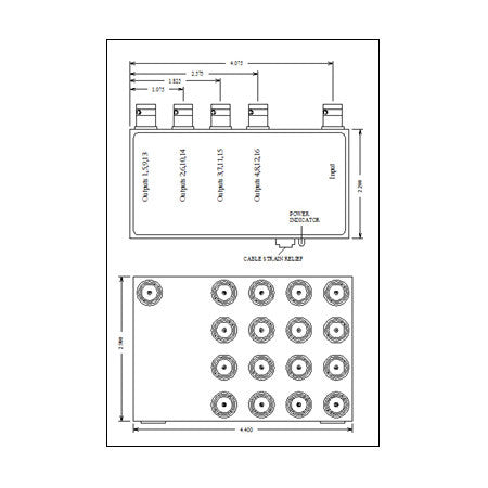 VAC 11-111-116 1x16 Composite Video DA