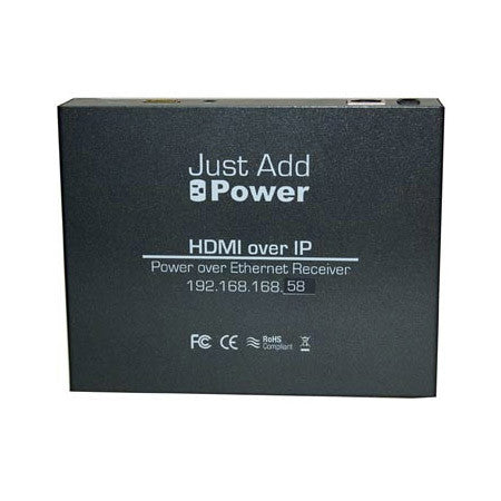 Just Add Power VBS-HDMI-108POE 1G Power Over Ethernet Receiver