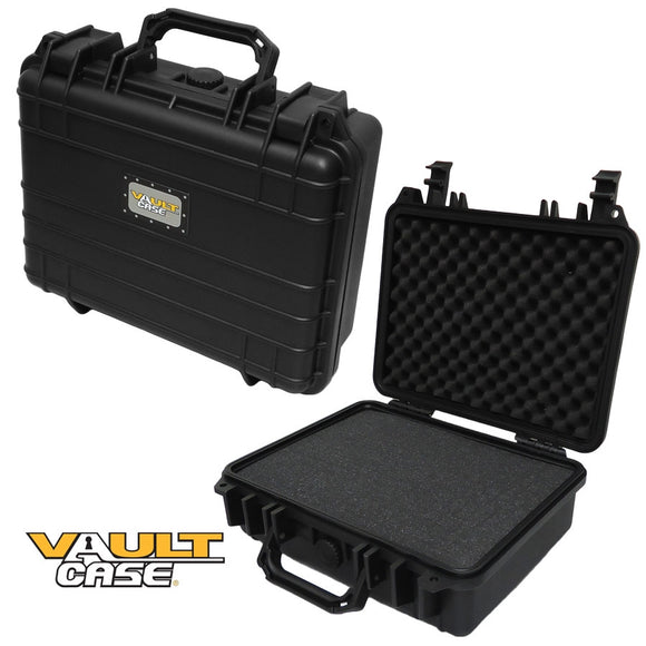 Vault Case VC-12 13x11.25x4.75 Inch Water Resistant Case (Black)