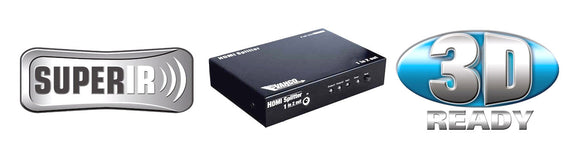 Vanco 280702 Splitter - HDMI - 1x2 with Super IR