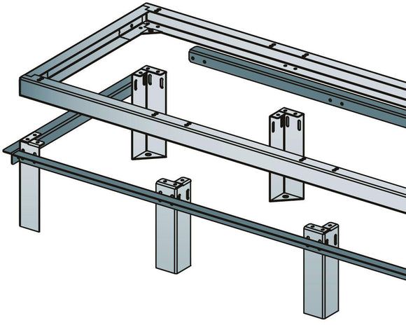 Mid-Atlantic VFEET-5-12 11.5In. Ft For Use w/RIB-5 In Raised Floor App