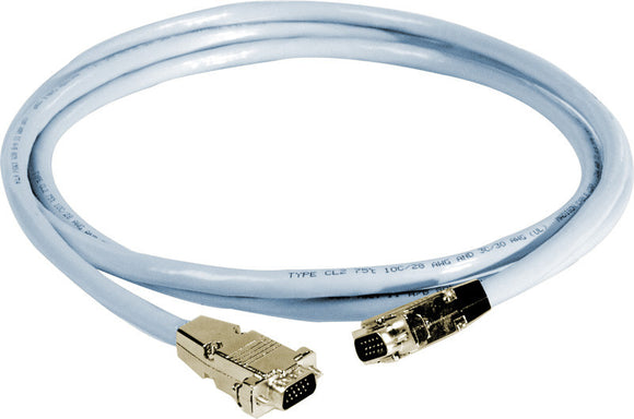 DDC SVGA HD 15-Pin Male to Male Display Channel Data Cable 3FT