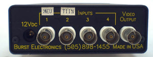 Burst VS-4X1R Vertical Interval 4x1 Active Switcher with RS-232