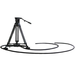 VariZoom VZ-CINETRAC-MASTER FH100 Fluid Head/ Dolly/ TC100A Tripod/ 22FT Track