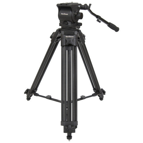 VariZoom VZ-TK100AM 100mm Tripod/Head Combo with VZ-FH100 Head & VZ-T100AM Tripod