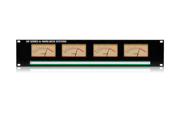 Ward-Beck MP4(VU) Rackmount Quad VU Meter Panel