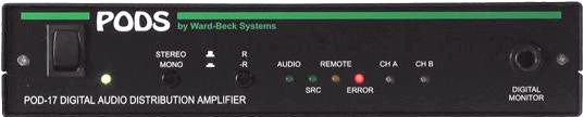 Ward-Beck POD16 2x1 Stereo Audio Fader