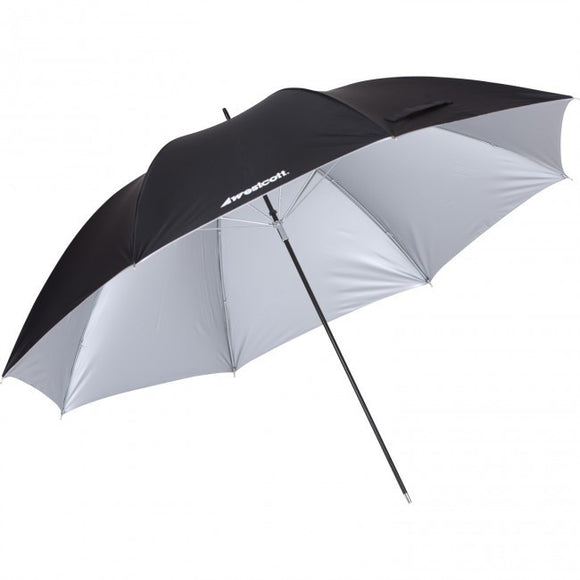 45in. Silver-Black Umbrella