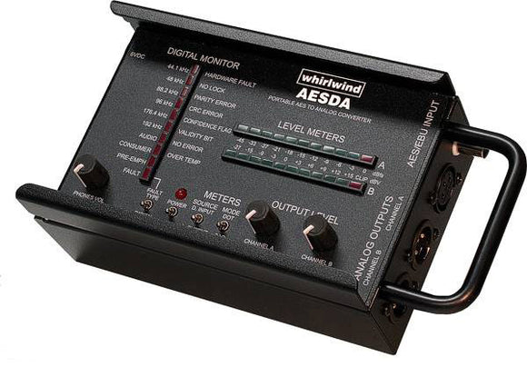 Whirlwind AESDA Portable AES Digital to Analog Converter