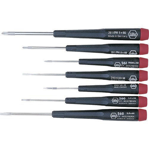 Wiha Tools 26190 Precision 7 Pc Screwdriver Set