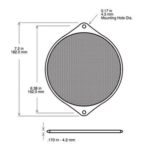 Orion WMG172M 172mm Natural Aluminum Wire Mesh Guard