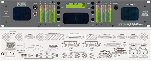 Wohler AMP2-E8MDA 8CH Dolby E Audio Monitor & Converter with Discrete AES Outputs