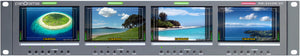 Wohler Panorama RM-2443W-2C 2RU Quad 4.3in Analog TFT/LCD Widescreen Monitor