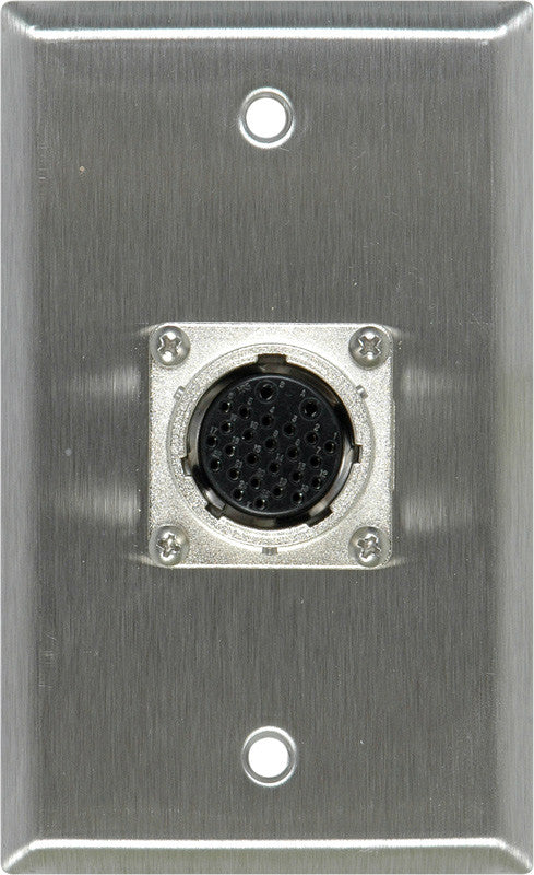 Single-Gang Ivory Lexan Wall Plate with EIAJ 26-Pin Female Connector