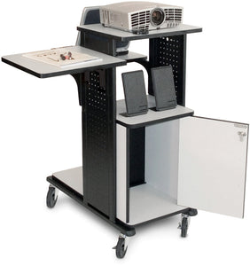 H. Wilson WPS4HDCE Mobile Presentation Station with Locking Cabinet