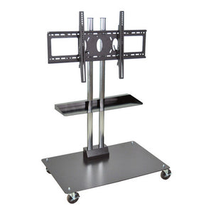 H. Wilson WPSMS44CH - 45-Inch Stationary Flat Panel TV Stand & Mount with Casters