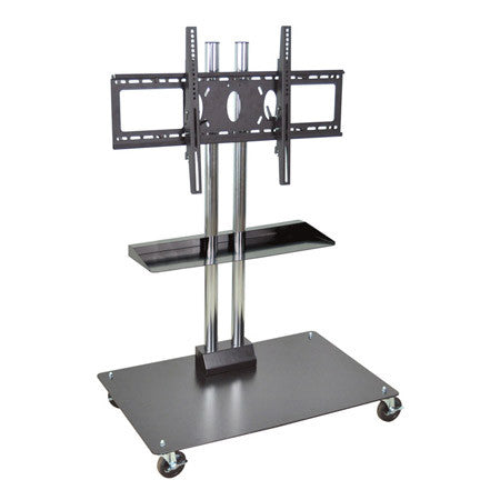 H. Wilson WPSMS44CH - 45-Inch Stationary Flat Panel TV Stand & Mount with Casters