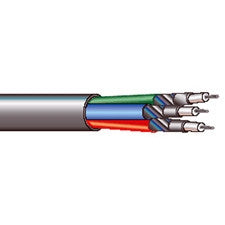 West Penn Wire WP258263 26 AWG Miniature RGBHV Plenum Coax Cable 1000FT