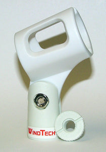 Wind Tech MC-2 White Microphone Clip