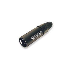 Whirlwind WI3M-BK-18 Male Inline XLR Connector Numbered 18