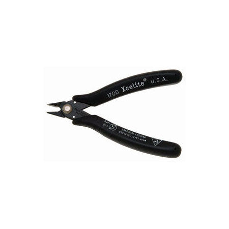 Xcelite 175D Low Profile Diagonal Shearcutter With Black Anti-Static Grips