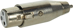 TecNec XLF-P XLR Female to RCA Male Adapter