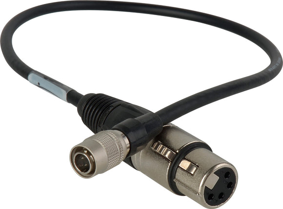 4-Pin XLR Female to HR10A7P4P 4 Pin Male DC Out Power Cable 18 Inches