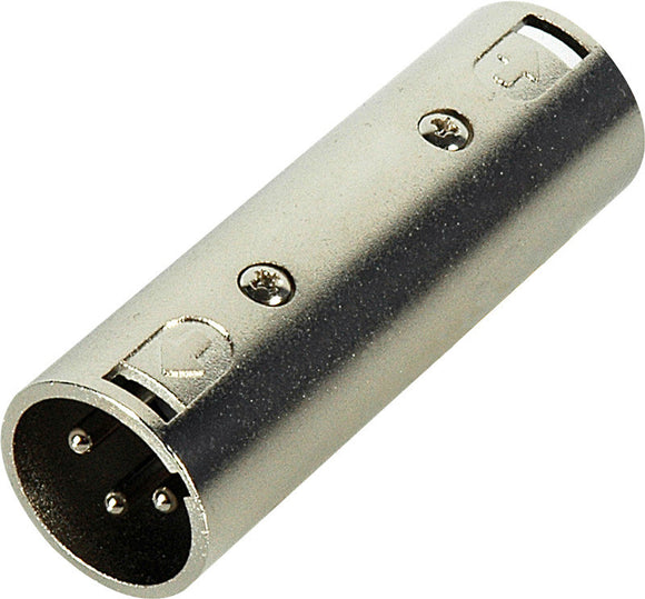 TecNec XLR Male to Male Barrel Adapter