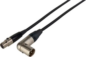 TecNec Premium XLR Male Right Angle to Mini XLR Femael Audio Cable 30FT