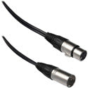 Bescor XLR-5MF Male to Female 4-Pin XLR Power Cable  - 5 Foot