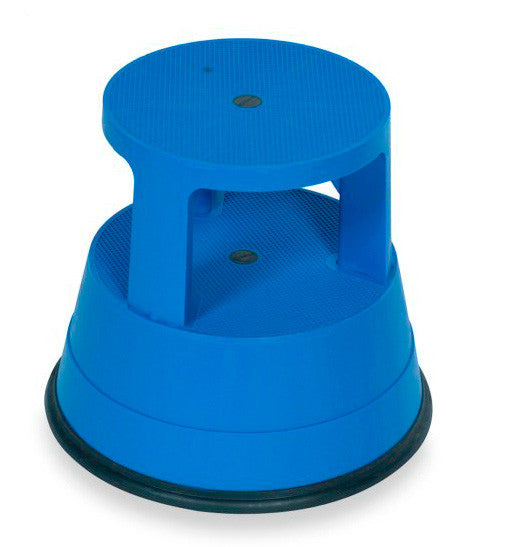 Xtend & Climb Stable Stool 969 Rolling Plastic Step Stool - Blue