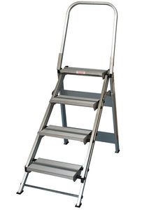 Xtend & Climb WT4 4 Step Folding Safety Step Stool with Handrail