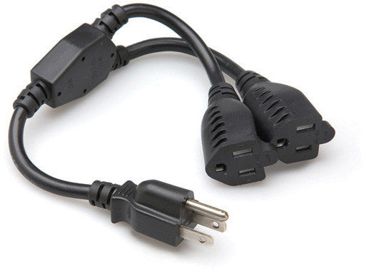 Grounded Y 3-Prong Power Cable