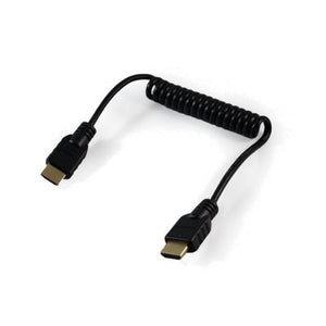 ProVideo HDMI Male to HDMI Male Coiled Cable (18'' Extended)