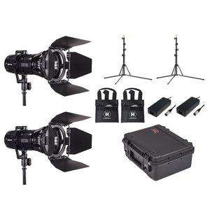 Wasp 100-C 2 light kit with stands & case