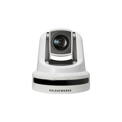 Salrayworks 1/2.8'' Exmor R CMOS Sensor PTZ Camera (Optical Zoom: 20x / Digital Zoom: 12x / Genlock, White)